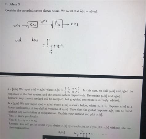 Solved Problem Consider The Cascaded System Shown Below Chegg