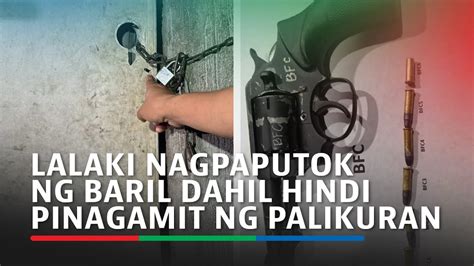 Lalaki Nagpaputok Ng Baril Dahil Hindi Pinagamit Ng Palikuran ABS CBN