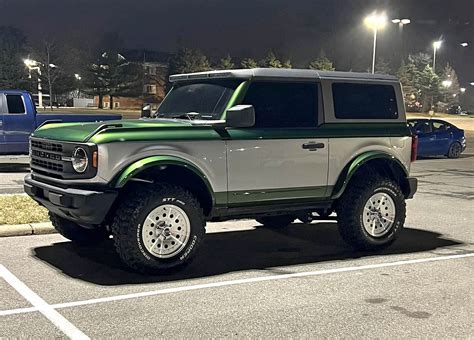 Bronco In Eruption Green Ionic Silver 2 Tone Bronco Ii Style