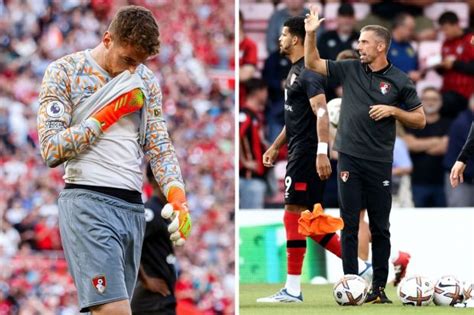 Ireland goalkeeper Mark Travers dropped for Bournemouth after conceding nine goals in Liverpool ...