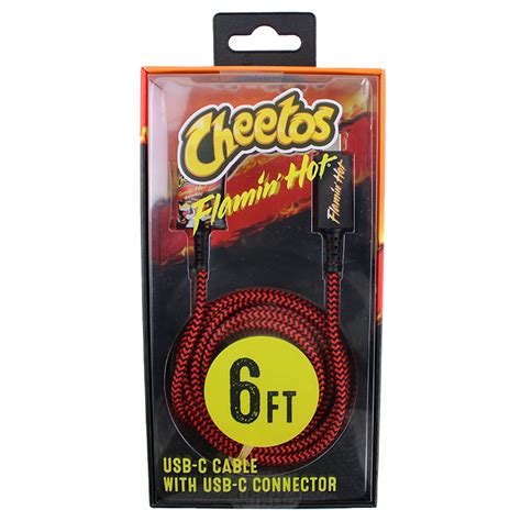 Orbit Flamin Hot Cheetos 6 USB C Charging Cable