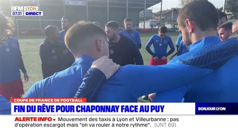 Coupe de France de football la fin du rêve pour Chaponnay face au Puy