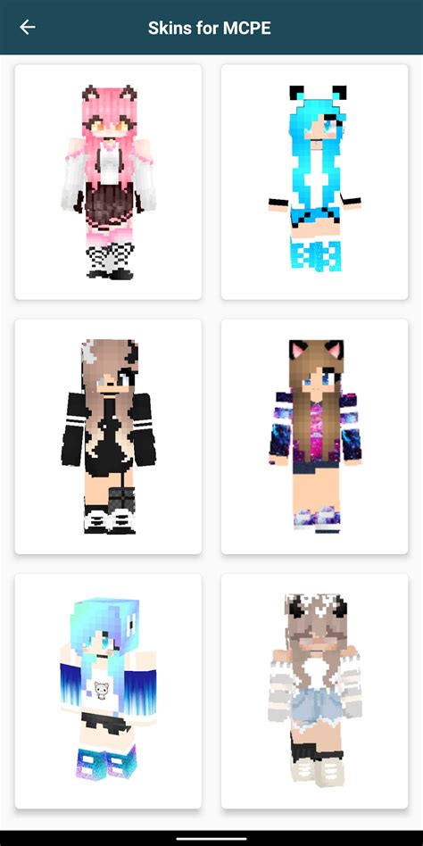 Android 용 Girls Skins For Minecraft Pe 다운로드