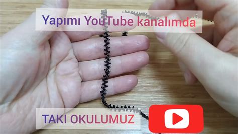 Kolay boncuktan bileklik kolye yada gözlük Aparatı yapımı handmade