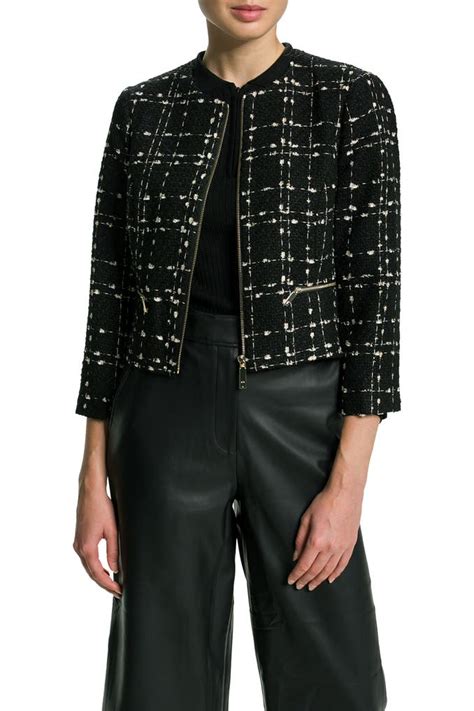 Ted Baker Bouclé Blazer Charra Gemustert Günstig Online Kaufen Outletcity