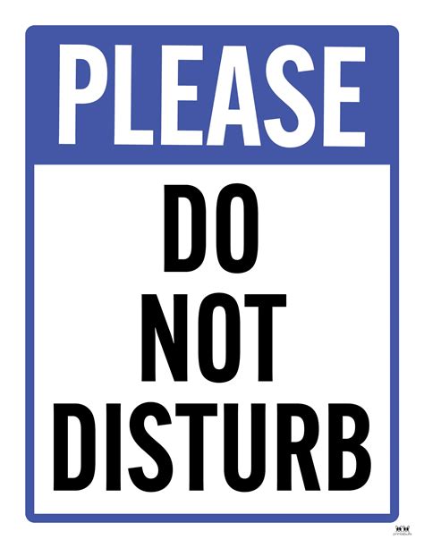 Do Not Disturb Signs 25 Free Printables Printabulls