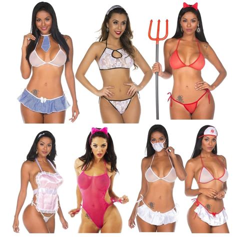 Fantasia Sexy Sensual Eróticas Sexy Sex Shop Shopee Brasil