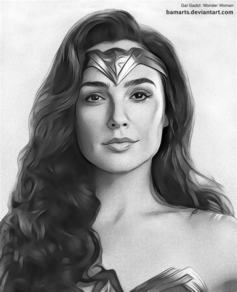 Wonder Woman Gal Gadot By Bamarts On Deviantart