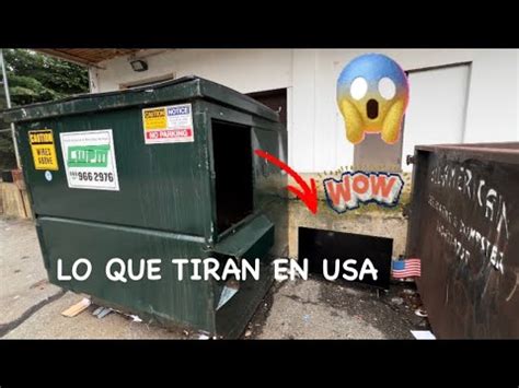 Dumpster Diving Lo QUÉ tiran En Usa dumpsterdiving loquetiranenusa