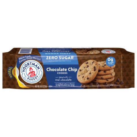 Voortman Bakery Cookies Zero Sugar Chocolate Chip Brookshire S