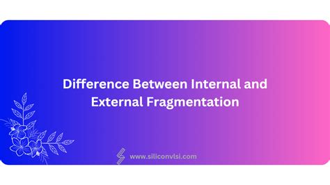 Difference Between Internal And External Fragmentation Siliconvlsi