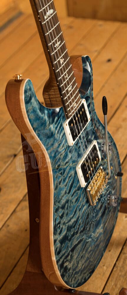 PRS Wood Library Custom 24 Whale Blue Roasted Maple Ziricote