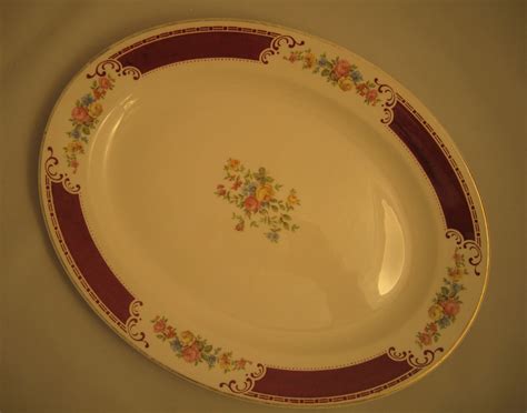 Vintage Homer Laughlin China Brittany Majestic Oval Serving Etsy