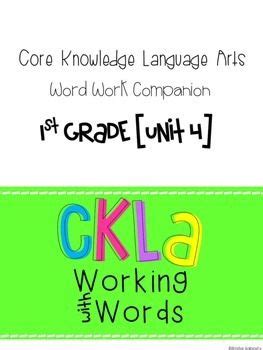 Ckla Skills Word Work Companion St Grade Unit