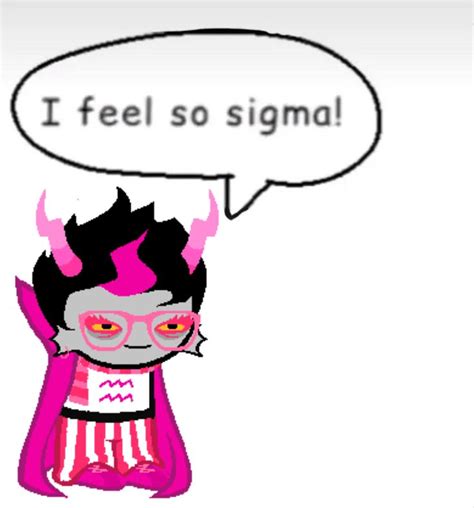 Preppy Eridan Feels So Sigma Homestuck Feelings Sigma