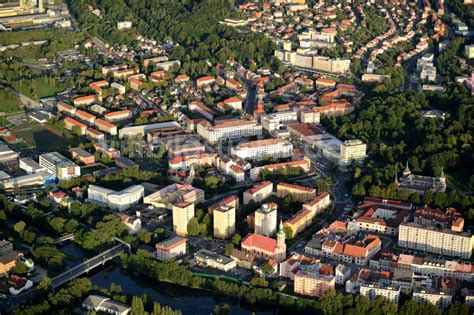 Sokolov Von Oben Stadtzentrum Im Innenstadtbereich In Sokolov In