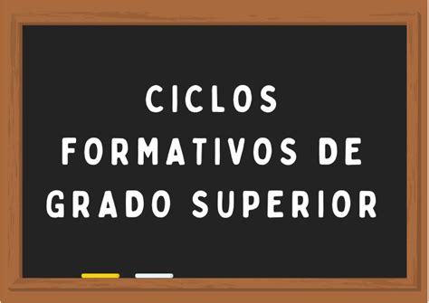 Oferta formativa formación profesional IES LA CANAL