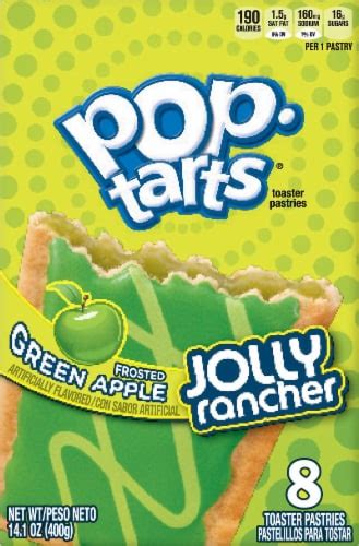 Pop Tarts Limited Edition Frosted Jolly Rancher Green Apple Toaster