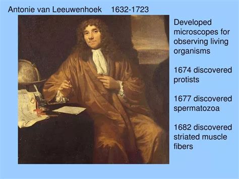 Anton Van Leeuwenhoek Discovery