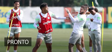 Palmeiras encerra preparação para enfrentar o Atlético MG escalação