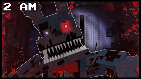 Minecraft FNAF Nightmare Bonnie 2 AM FNAF Minecraft Roleplay