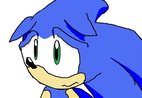 A Sad Sonic By Zefire01 On Deviantart