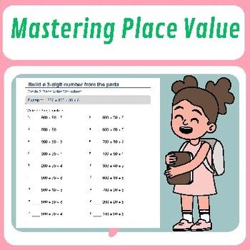 Mastering Place Value Grade Worksheets For Building Digit Numbers