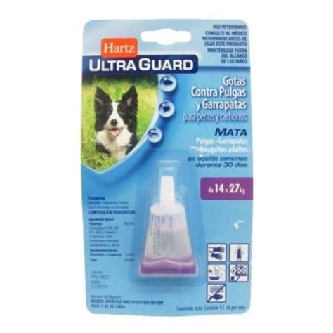 Gotas Contra Pulgas Y Garrapatas Hartz Ultra Guard Para Perros De A