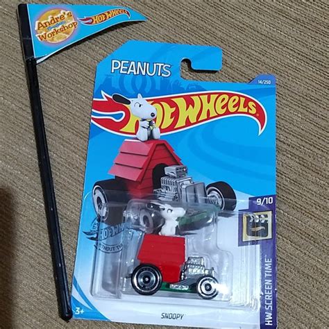Jual Hotwheels Snoopy Car Ori Mattel Hot Wheels Kota Tangerang AndreTrackBuilderWorkshp