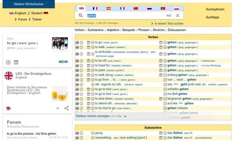 Englisch ⇔ Deutsch Wörterbuch - leo.org: Startseite