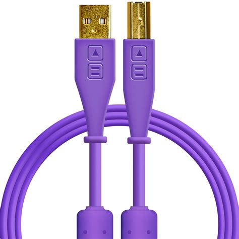 Dj Techtools Chroma Cables Audio Optimized Usb A To Usb B Cable Purple Computers