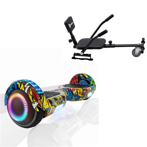 Pachet Hoverboard Inch Cu Scaun Confort Regular Hiphop Pro