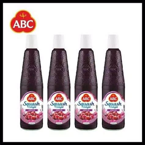 Jual Sirup Abc Squash Rasa Anggur 450 Ml Di Lapak Keysha Collection