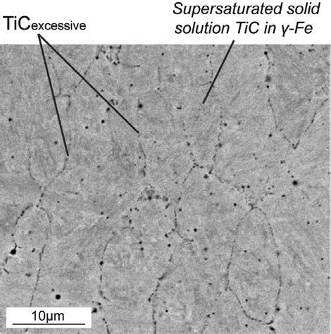 Microstructure Of Hypoeutectic Alloy From 16NCD13 TiC 97 5 2 5 Vol