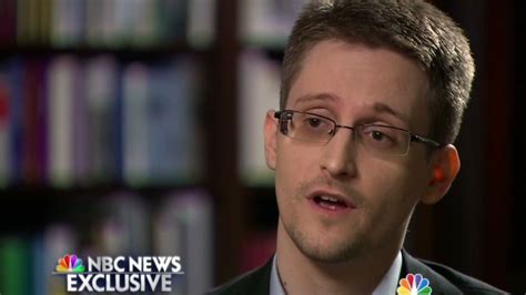 Nsa Leaker Edward Snowden ‘was Trained As A Spy He Tells Nbc Cnn