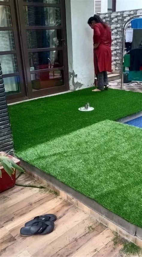 PVC Green Artificial Grass Carpet For Outdoor 25 Mm At Rs 60 Sq Ft In