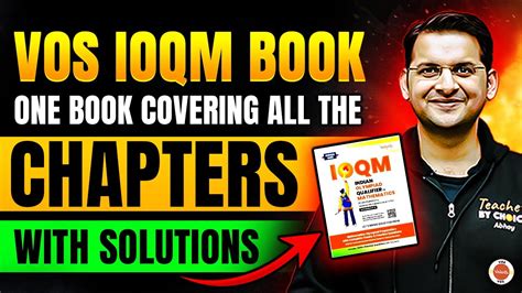 VOS IOQM Book One Book Covering All The Chapters With Solutions