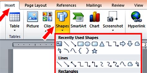 Teknik Membuat Gambar Dengan Icon Shapes Microsoft Office Word Media Pendidikan