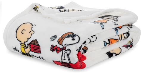 Berkshire Blanket Peanuts® Velvetloft® Cute Character Snoopy Plush Blanketpeanuts Stripe Multi