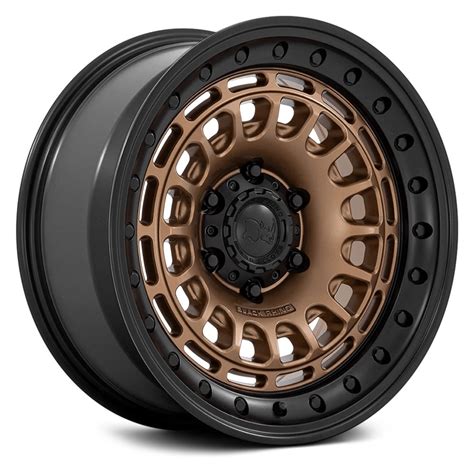 BLACK RHINO BR014 SAHARA Wheels Matte Bronze With Gloss Black Lip Rims