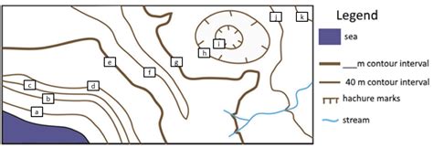 Solved The Following Topographic Map Figure 7 3 Is From A Chegg