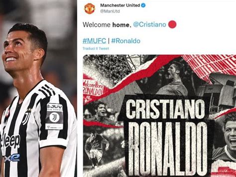 E Ufficiale Cristiano Ronaldo Lascia La Juve E Torna Al Manchester