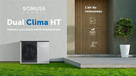 Pompe à Chaleur Monobloc Haute Température Dualclima HT DOMUSA TEKNIK