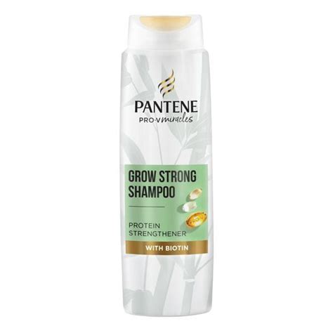 Pantene Grow Strong Shampoo With Bamboo And Biotin 400ml Hair Superdrug