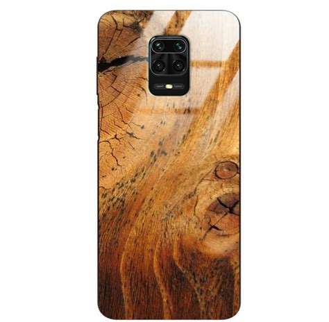 Etui Drewniane Xiaomi Redmi Note 9s Old Fashion Wood Honeydew