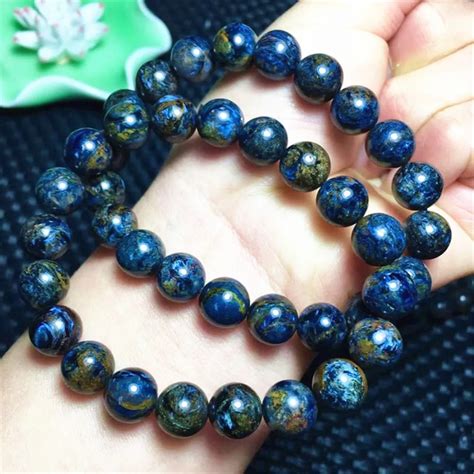 Natural Blue Pietersite Gemstone Round Beads Bracelet Mm Mm Mm Mm