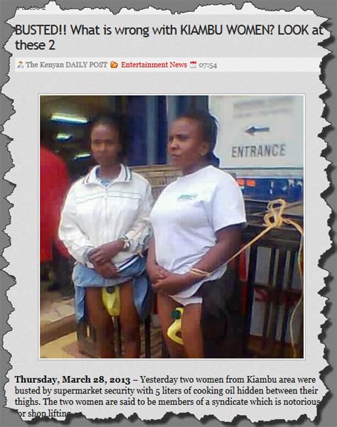 Kiambu Women Thieves: Is The Kenya Daily Post Anti-Kikuyu? | Kenya ...