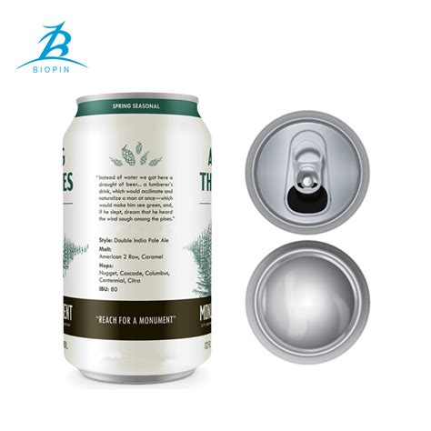 Blank Beverage Aluminium Beer Juice Cans Printed Ml Standard Can