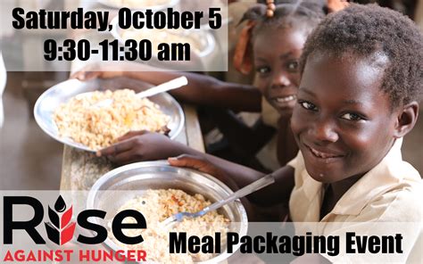 Rise Against Hunger Meal Packaging — Faith Church