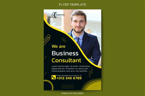 Business Consultant Flyer Design Graphic By Ju Design · Creative Fabrica